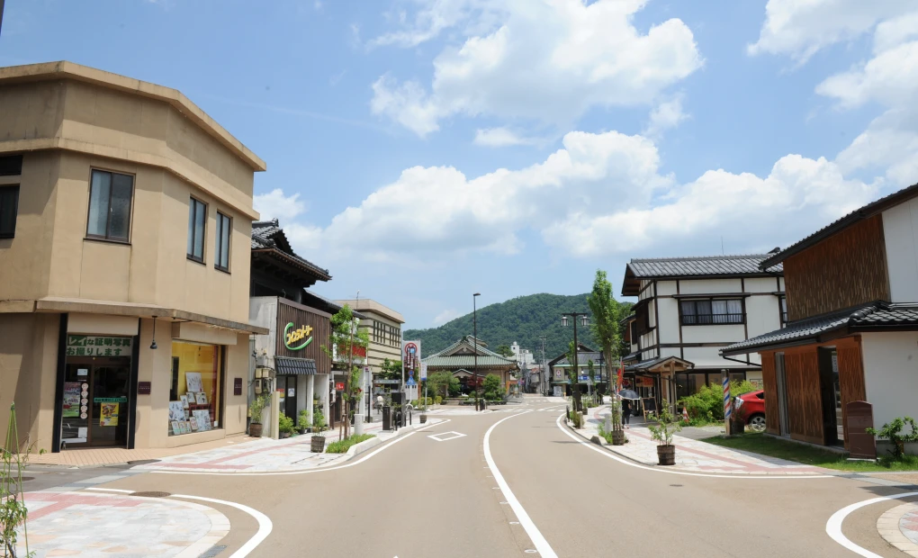 画像:周辺の街並み